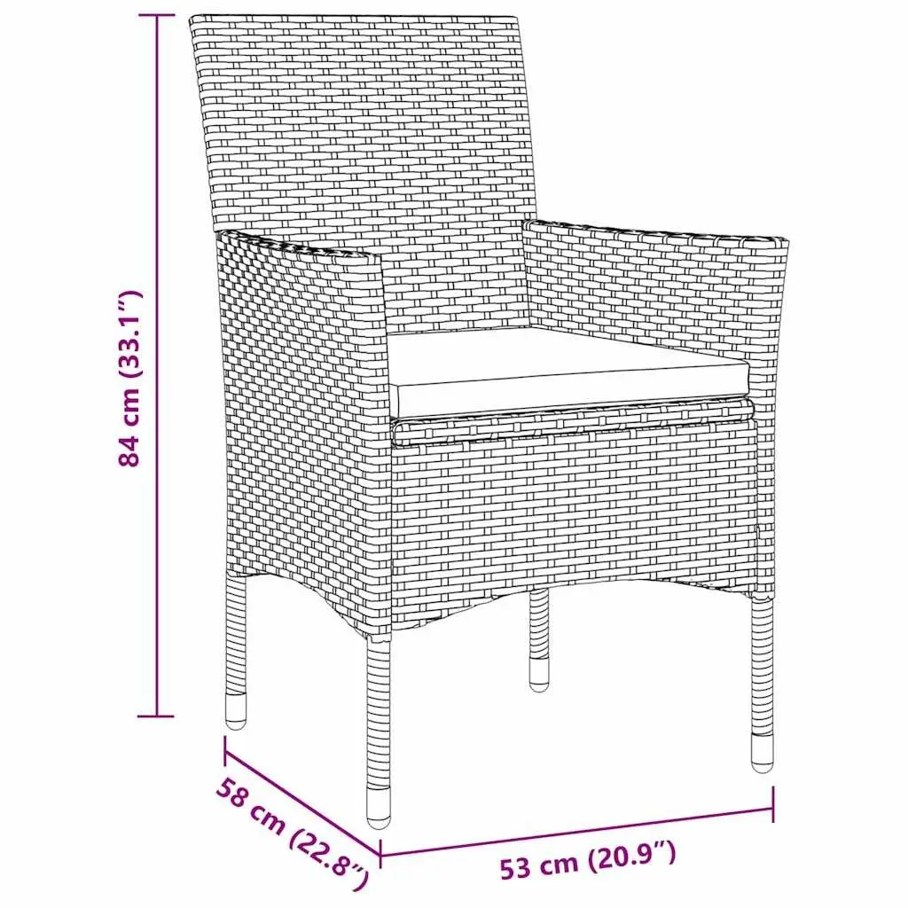 5 Piece Outdoor Dining Set
