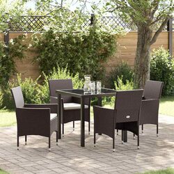 Detailed Specifications of 5-Piece Garden Dining Set