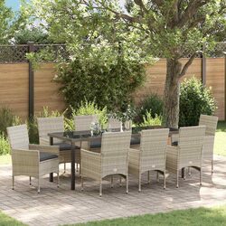 9 Piece Outdoor Dining Set Specifications and Features
