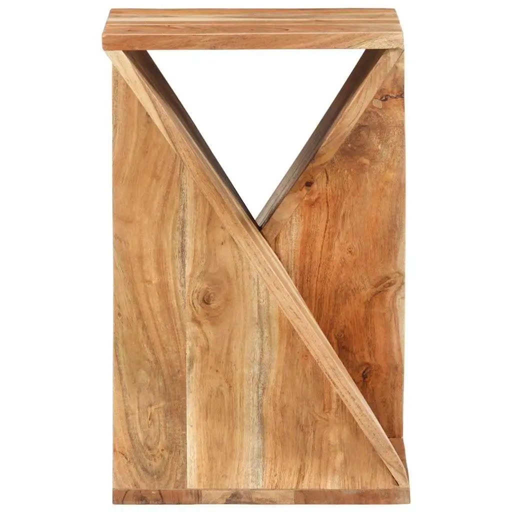 Solid Wood Acacia Side Table 35x35x55 cm