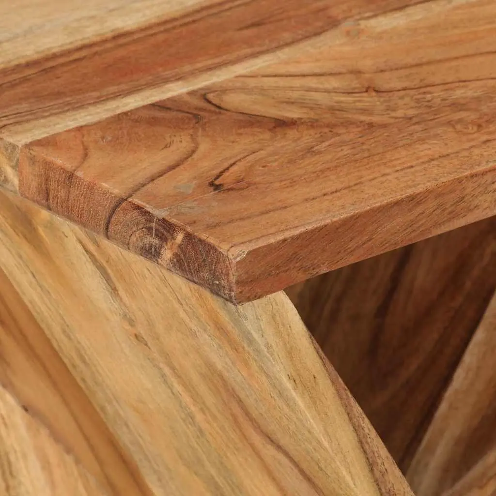 Solid Wood Acacia Side Table 35x35x55 cm