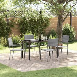 Specifications for 5 Piece Garden Dining Set in Grey