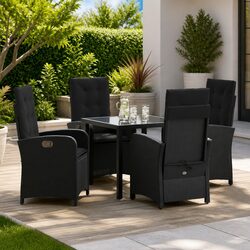 Specifications for 5-Piece Outdoor Garden Dining Set