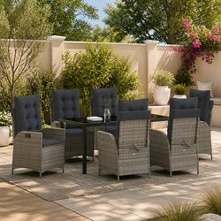 7-Piece Outdoor Dining Set Specifications and Features