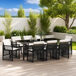 Specifications for 9-Piece Garden Dining Set
