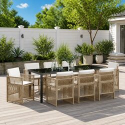 9-Piece Garden Dining Set Specifications and Features