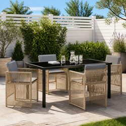 Specifications of the 5-Piece Garden Dining Set