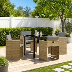 5-Piece Garden Dining Set: Specs and Materials