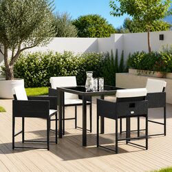 Specifications of the 5-Piece Garden Dining Set