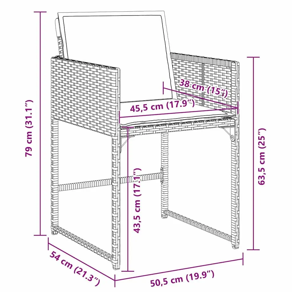5-Piece Garden Dining Set