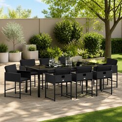 9-Piece Garden Dining Set Specifications and Features