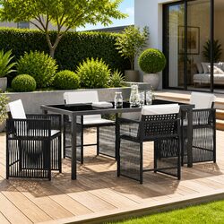 5 Piece Garden Dining Set: Specs & Features