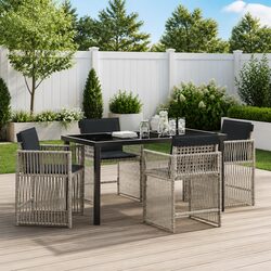 Detailed Specifications of 5-Piece Outdoor Dining Set
