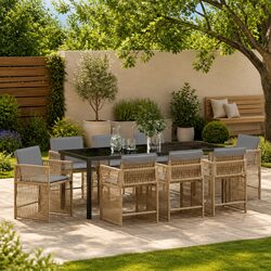Specifications of the 9 Piece Outdoor Dining Set