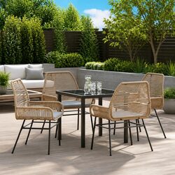 5 Piece Outdoor Dining Set Specifications and Features