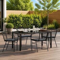 5-Piece Garden Dining Set: Specs and Materials