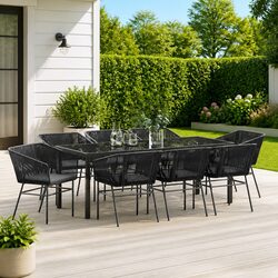 9-Piece Garden Dining Set: Dimensions & Specs