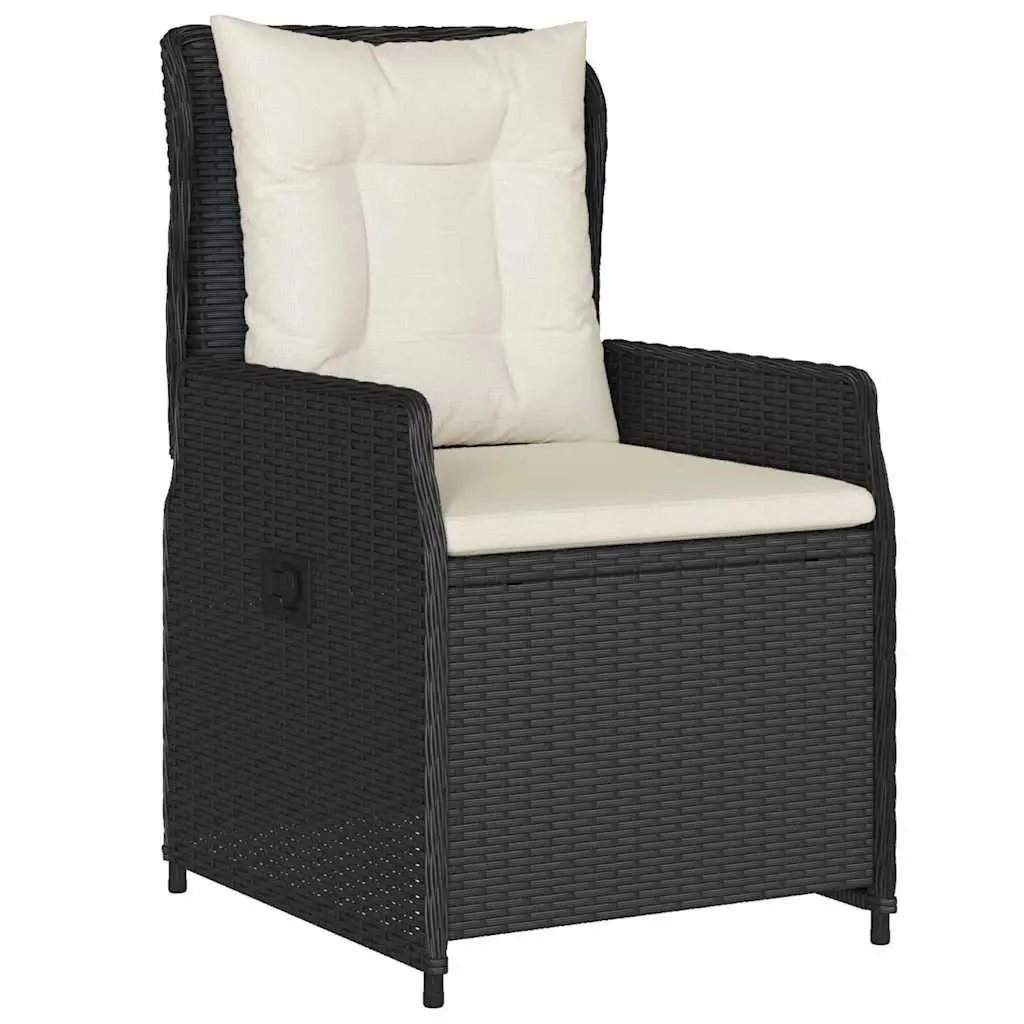 7-Piece Black Outdoor Dining Set