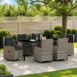 Specifications of 7-Piece Grey Garden Dining Set