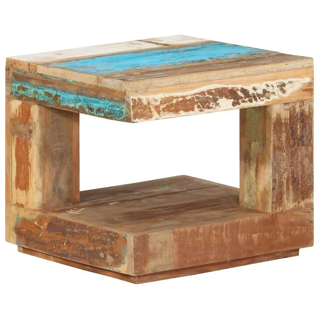 Coffee Table 45x45x40 cm Reclaimed Wood Solid Living Room Accent Side Table