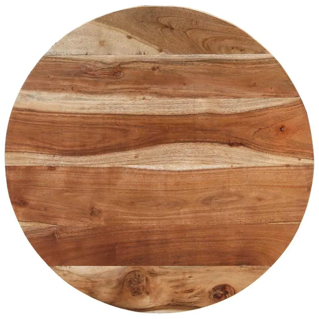 Brown Wooden Coffee Table Ø68 cm
