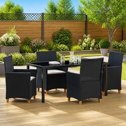 Outdoor Garden Dining Set: 5-Piece Specifications