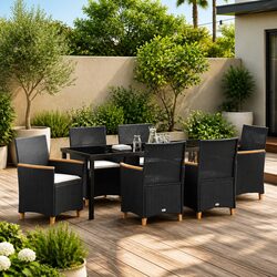 7-Piece Outdoor Dining Set Specifications and Features