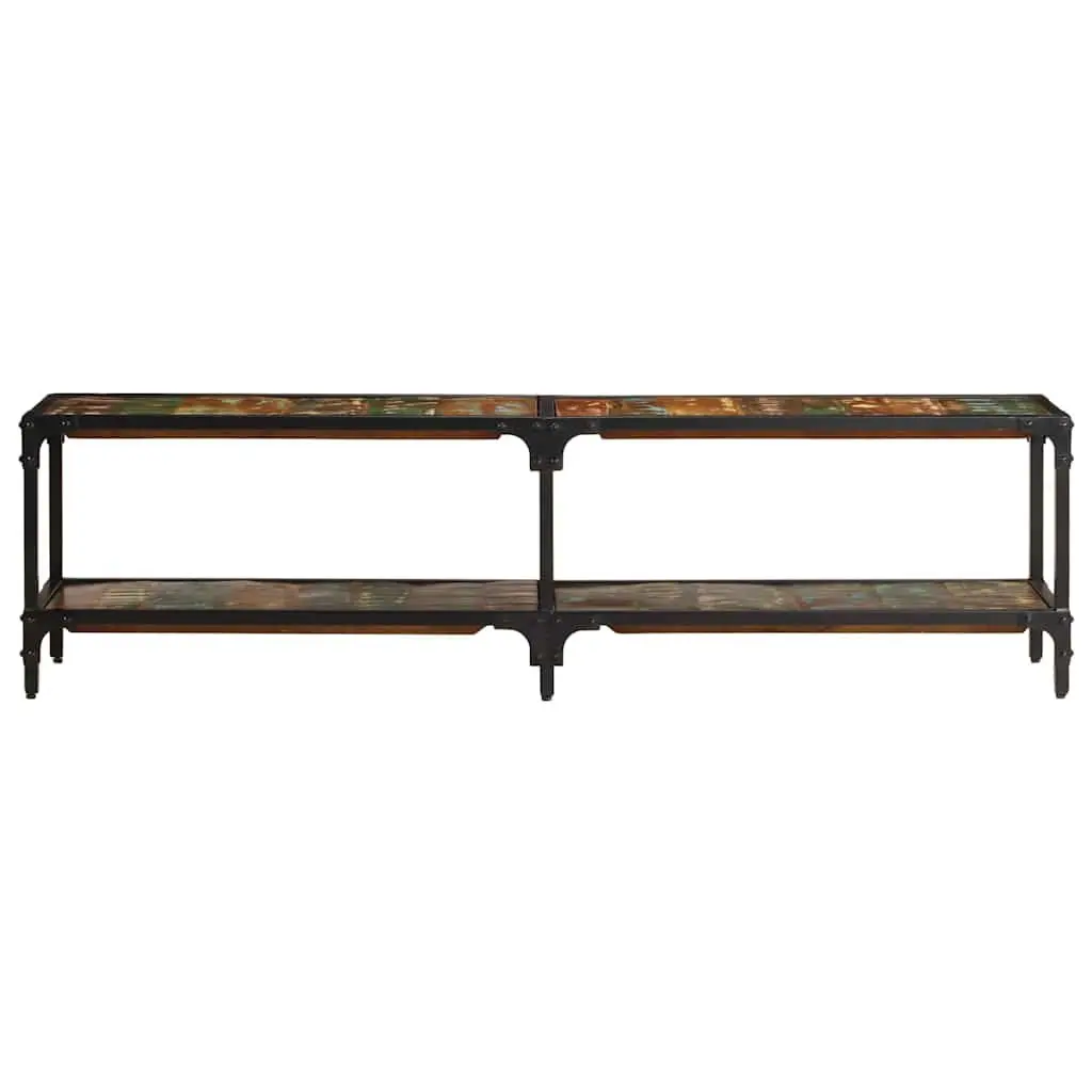 TV Cabinet Living Room 150x30x41 cm Solid Reclaimed Wood Vintage Antique Style Unit Storage