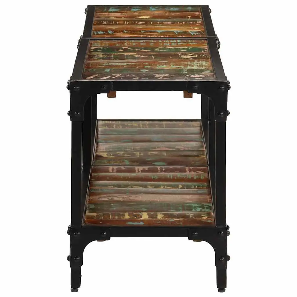 TV Cabinet Living Room 150x30x41 cm Solid Reclaimed Wood Vintage Antique Style Unit Storage