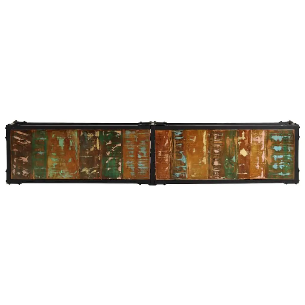 TV Cabinet Living Room 150x30x41 cm Solid Reclaimed Wood Vintage Antique Style Unit Storage