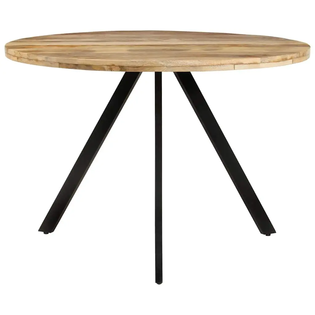 Dining Table 110x75cm Solid Wood Mango Kitchen Room Furniture Brown