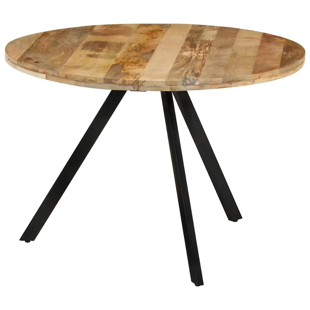 Dining Table 110x75cm Solid Wood Mango Kitchen Room Furniture Brown