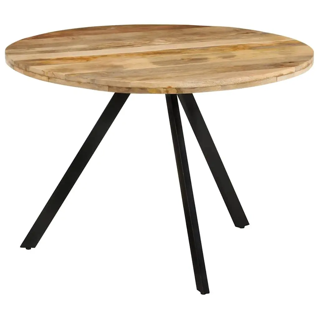Dining Table 110x75cm Solid Wood Mango Kitchen Room Furniture Brown