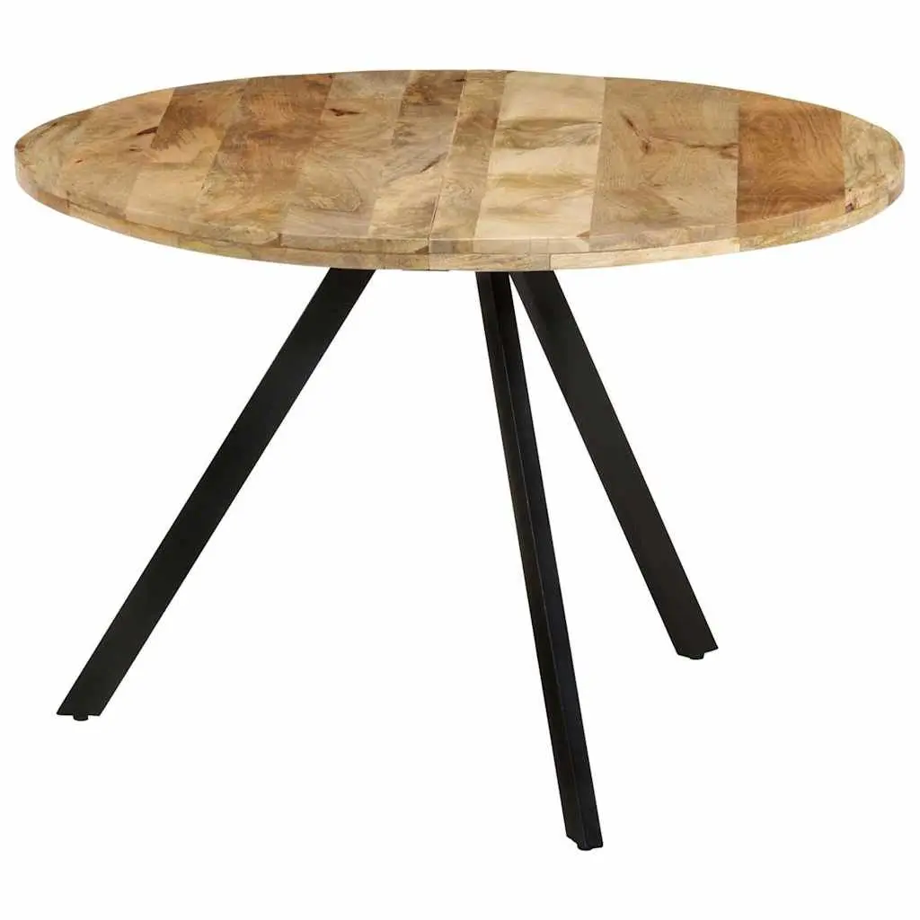 Dining Table 110x75cm Solid Wood Mango Kitchen Room Furniture Brown