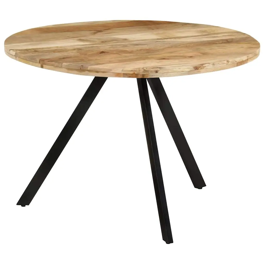 Dining Table 110x75cm Solid Wood Mango Kitchen Room Furniture Brown