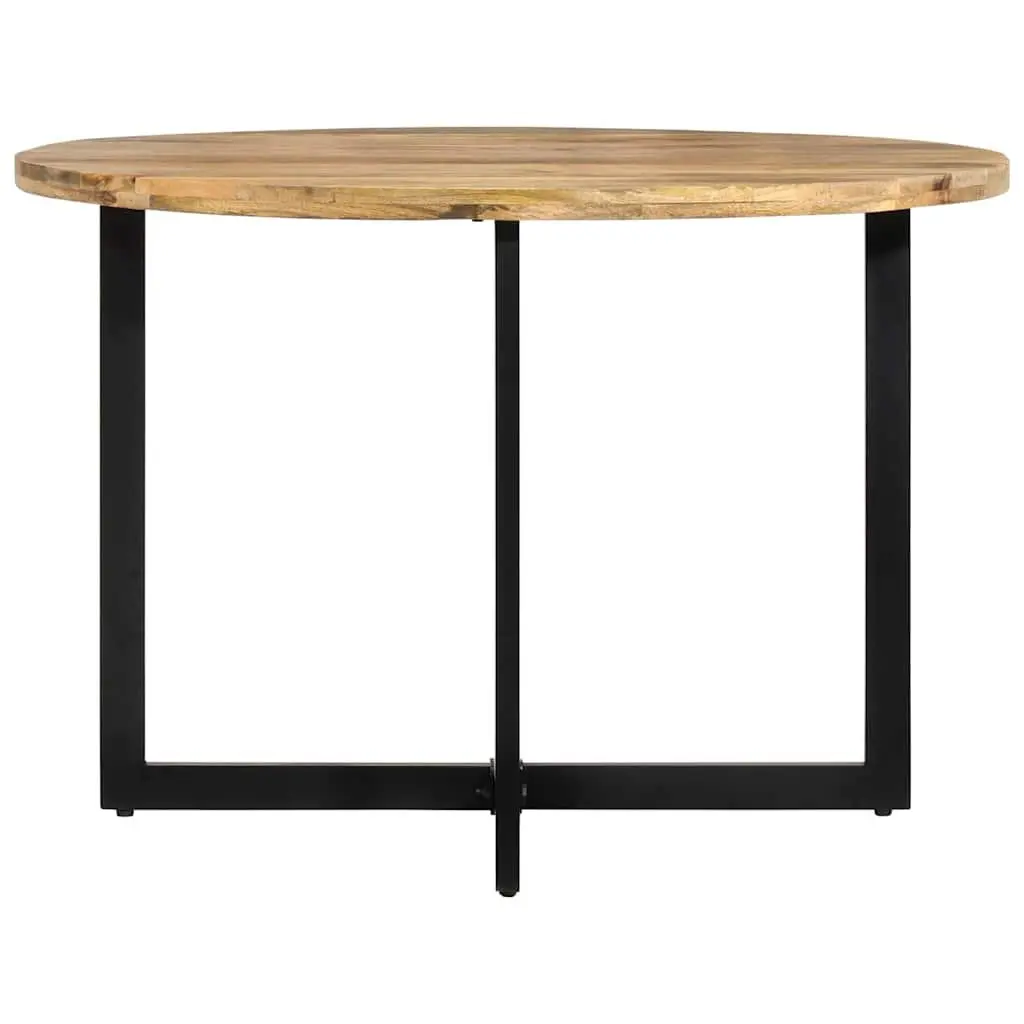 Dining Table 110x75 cm Brown Solid Wood Mango Kitchen Room Furniture Sturdy