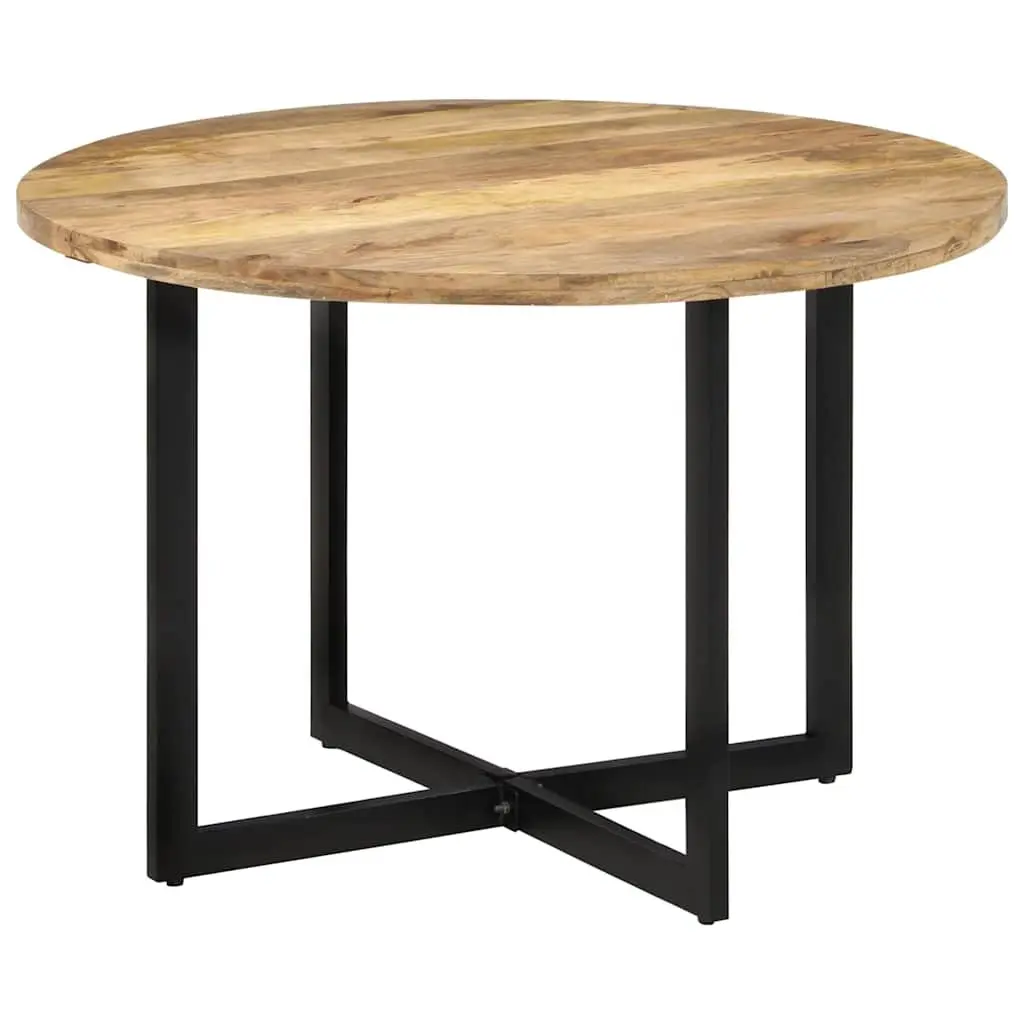 Dining Table 110x75 cm Brown Solid Wood Mango Kitchen Room Furniture Sturdy