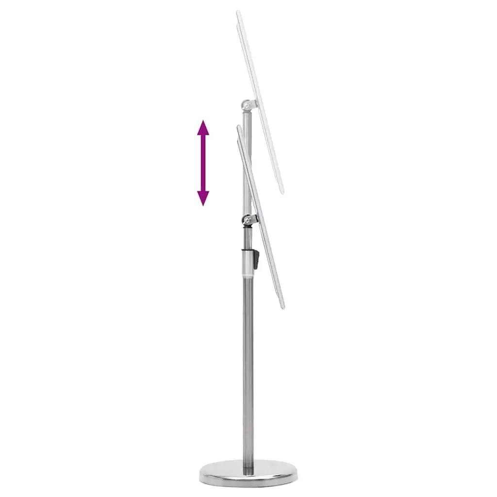 Poster Stand 2 pcs Silver 45 x 32.7 x 108 cm Height Adjustable Rotatable Display