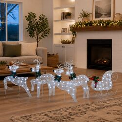 Specifications for LED Reindeer Decorations - 5 Pcs