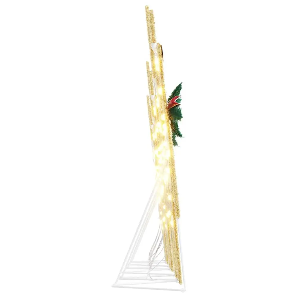 LED Reindeer Christmas Decorations 6 Pieces Gold Holiday Festive Lights Home