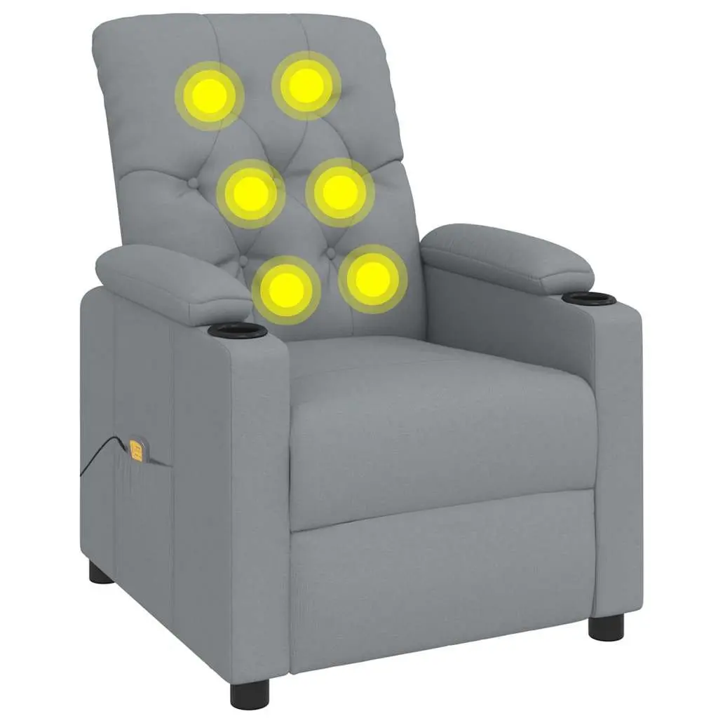 Light Grey Electric Massage Chair