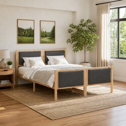 Specifications for Modern Bed Frame with Headboard