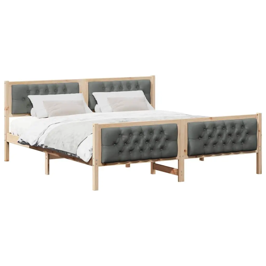 Bed Frame with Headboard 180 x 200 cm