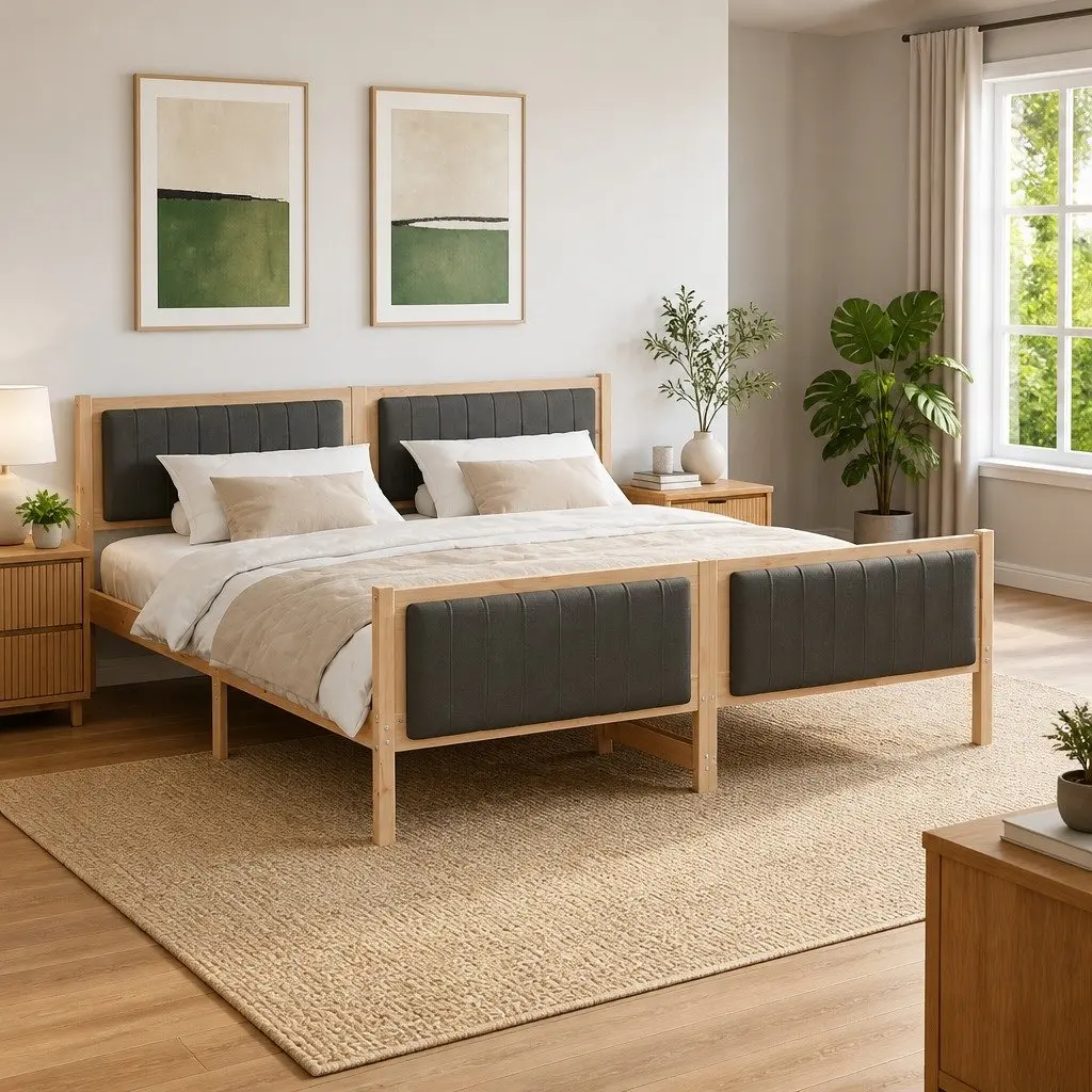 180 x 200 cm Solid Pine Bed Frame