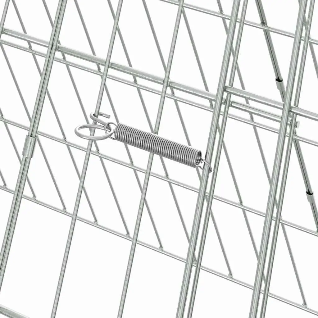 Chicken Cage Outdoor 110 x 55 x 55 cm Galvanised Steel Small Animal