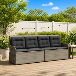 Specifications of Grey Garden Bench with Cushion for Outdoors