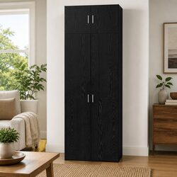 Specifications of Black 3 Piece Storage Cabinet Set