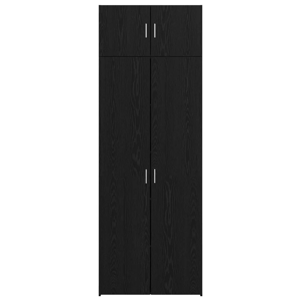 Storage Cabinet 3 Piece Set Black Modern Furniture Bedroom Living Room Office