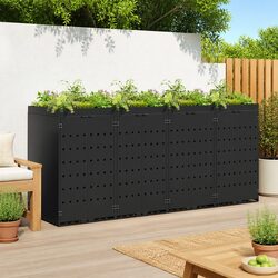 Wheelie Bin Storage for 4 Bins - Specifications Inside
