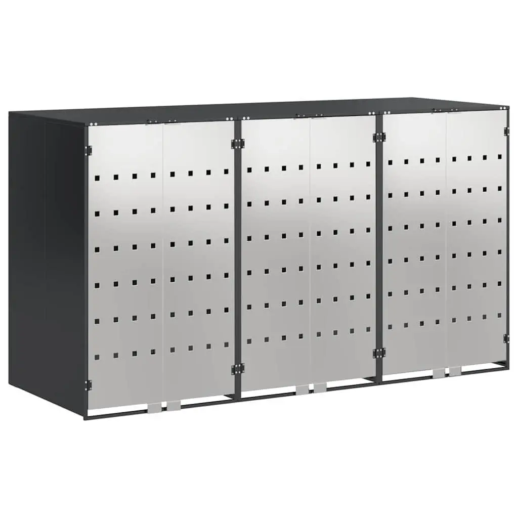 Wheelie Bin Storage Shed for Outdoor Garden 3 Bins